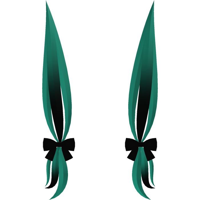 🕸️๋. ⭑ Mourning Gothic Extensions || Teal