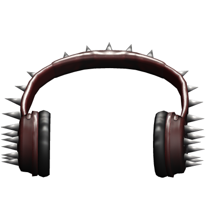 Red Spiky Emo Headphones (Neck) Roblox item