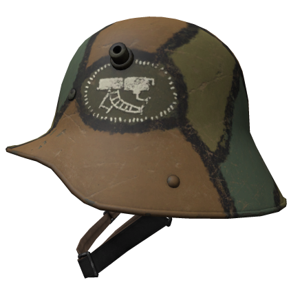 German M1916 Machine Gun Stahlhelm Black Chinstrap
