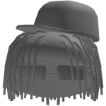 Dreads With Glasses / Cap