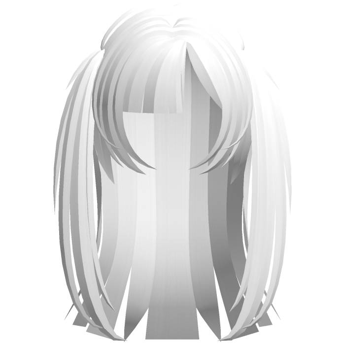 emo vkei moe vamp long choppy hair white
