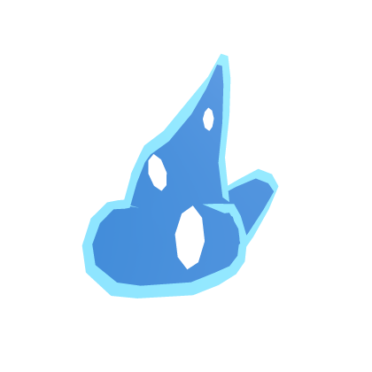 Water Aqua Fur Chest Roblox item