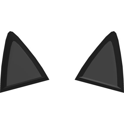 ♡ cute kitty ears recolor in dark grey Roblox item