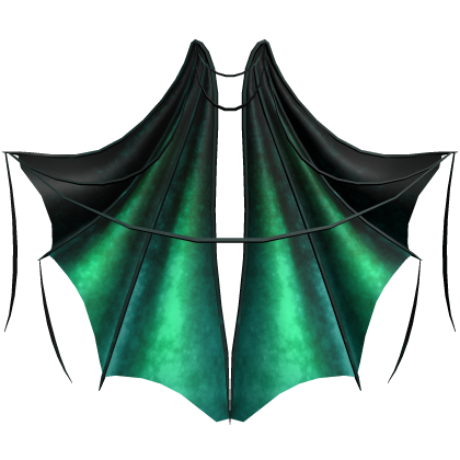 Demonic Halloween Bat Wings - Green, Harvester MM2 Roblox item