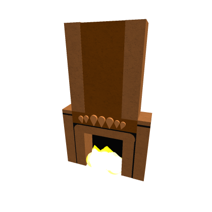 🏡 Low Poly Cozy Fireplace Kit Roleplay House Rp