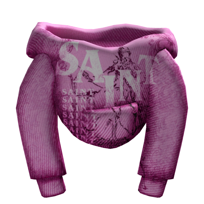 Pink Designer saint Female hoodie