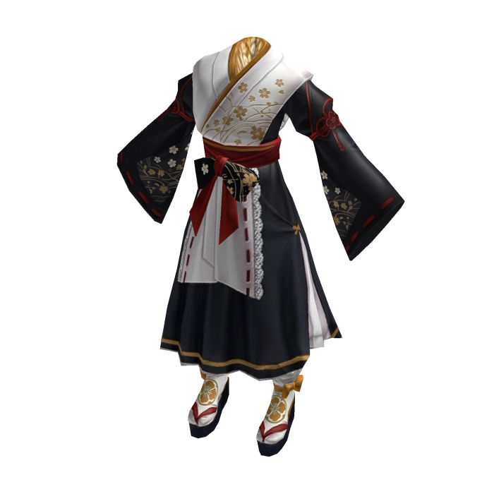 Traditional Attire Shrine Maiden Outfit-WhiteBlack