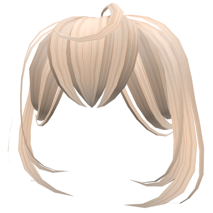 Loose Anime Messy Curtain Bangs in Blonde Roblox item