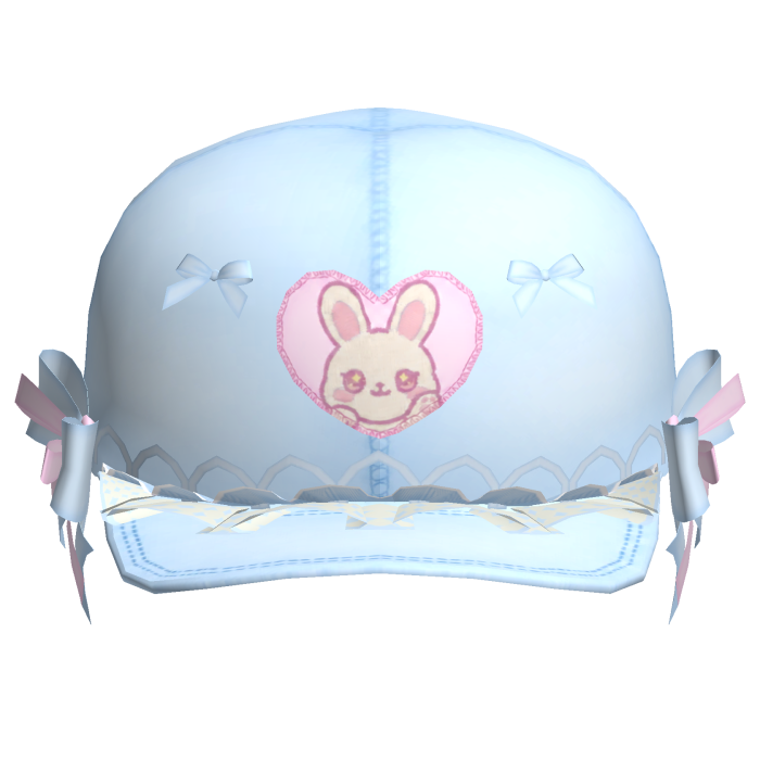 blue cutie whimsy mezzo bunny cap 