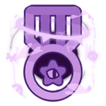 Lavender Lustre Badge