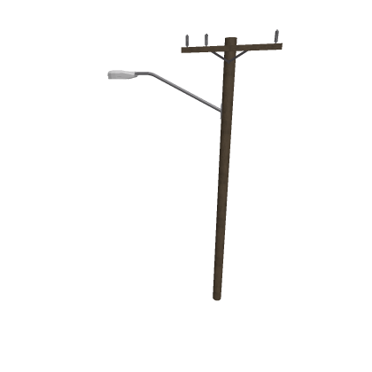 Electrical Pole with automatic street light