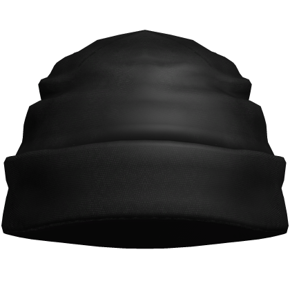 Black Wrinkled Beanie Roblox item