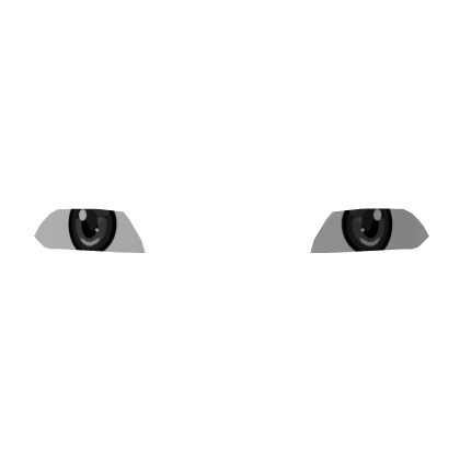 Black Anime Eyes (for man face) Roblox item