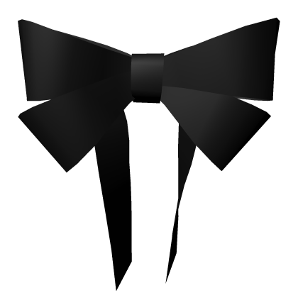 Cute Moe Decora Bow Ribbon Hair Clip (Black) Roblox item