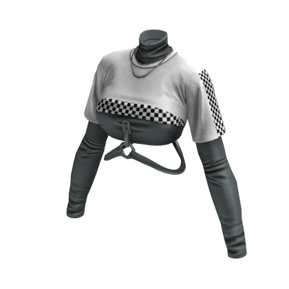 Red Rider Harajuku Shirt (White Slate Grey)
