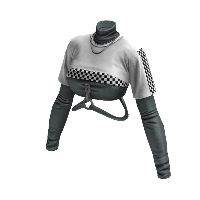 Red Rider Harajuku Shirt (White Slate Grey)