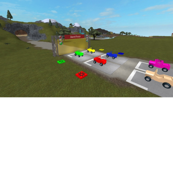 Racing on a jeep