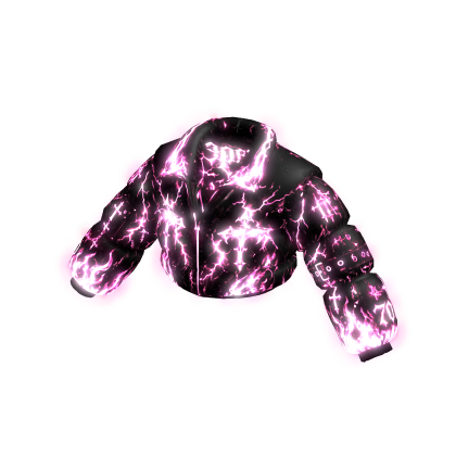 Glow Pink Emissive Jacket Puffer
