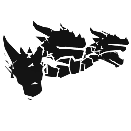White Cartoony Dragonheads