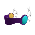 Violet 6 Stars Visor 2.0