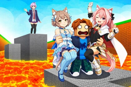 Survive LAVA For Femboys!