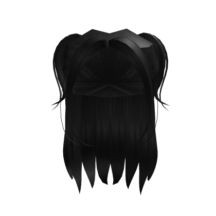 Adorbs black long hair Roblox item