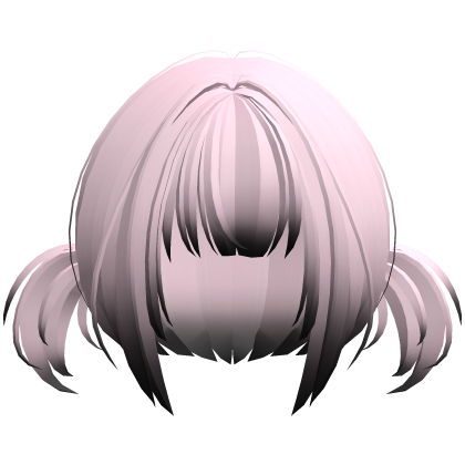 2000s moe anime wispy pigtails low pink black