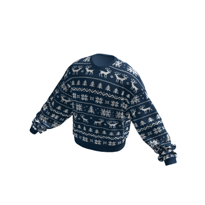 Christmas Sweater Blue thumbnail