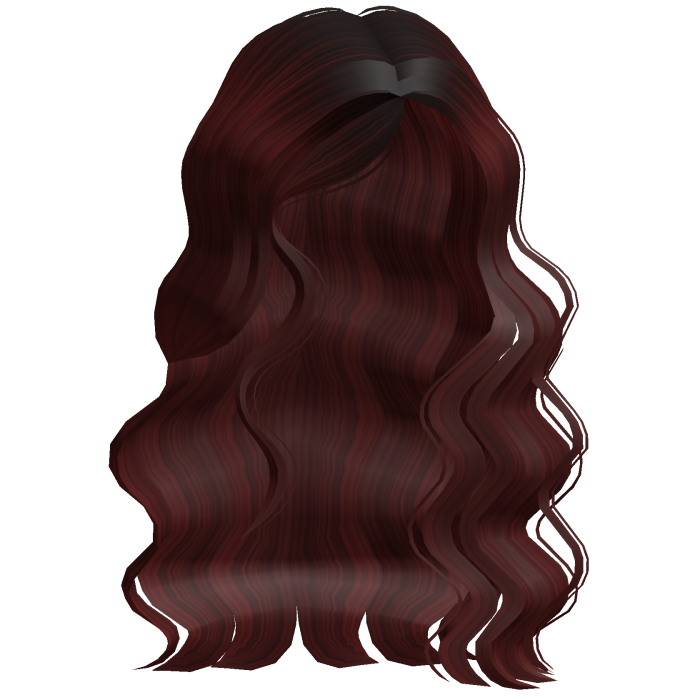 Crimped Beachy Seasalt Waves Dark Red