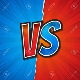 azul vs rojo icon