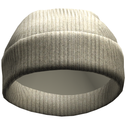 Y2k Knitted Beige Beanie Roblox item