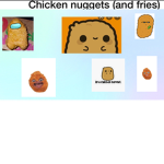 Chicken Nugget Group (and fries)
