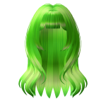 Stylish Green Voluminous Hair