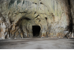 the cave