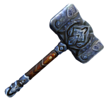 Angelic Silver Warhammer