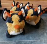 Bat dragon plushie gang
