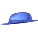 Glowing Space Fedora