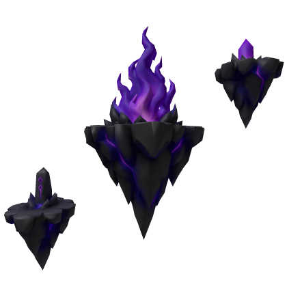 Purple flame islands