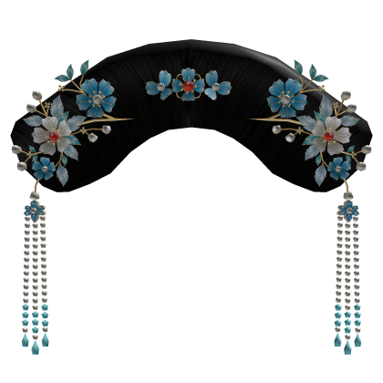 Traditional Blue Blossom Chinese Qing Dynasty
