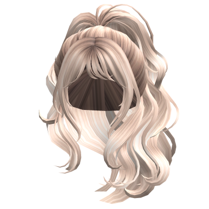 Voluminous Ponytail(Platinum Blonde) Roblox item