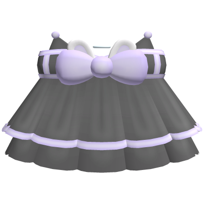 .‿ ♡ little helper black purple kuromi nurse d