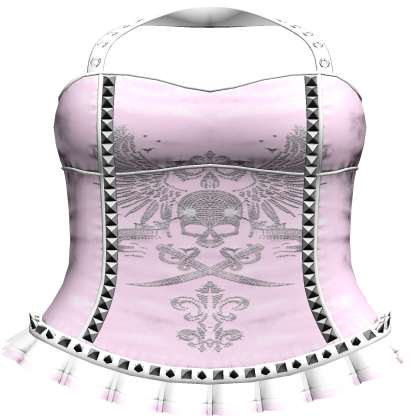 Emo Rhinestone Dress in Pink