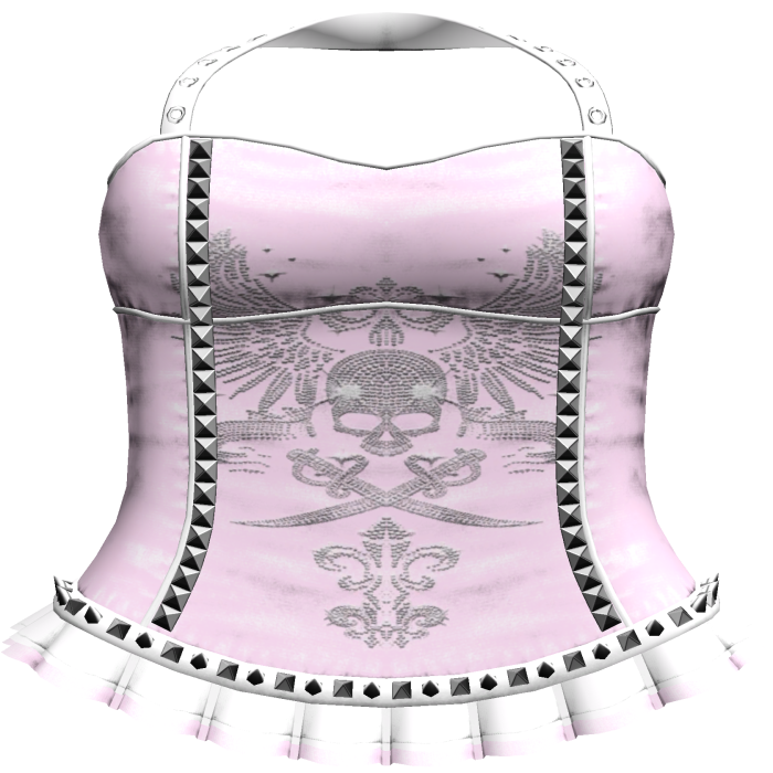 Emo Rhinestone Dress in Pink