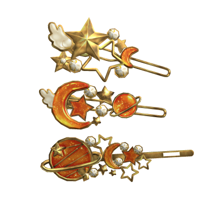 Celestial Hair Clips