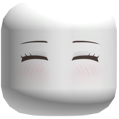 Roblox Item 📀Soft Blush Smile (White)