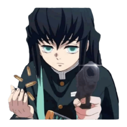 demon slayer meme gun Roblox decal