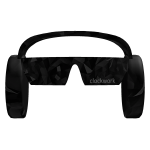 Black Sparkle Time Clockwork Headphones+Shades
