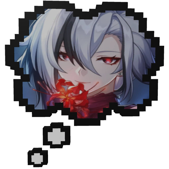 Arlecchino Genshin Impact | Thinking Bubble 