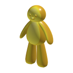 Giant Golden Penguin Suit