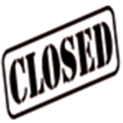 Closed Sign Roblox decal